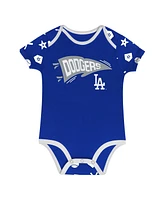 Outerstuff Baby Boys and Girls 2-Piece Blue Los Angeles Dodgers On Deck Diaper Cover Set