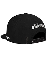 Pro Standard Men's Cream San Jose Sharks French Terry Snapback Hat