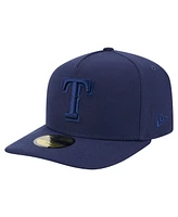New Era Men's Navy Texas Rangers Color Pack A-Frame 59FIFTY Fitted Hat
