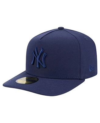 New Era Men's Navy New York Yankees Color Pack A-Frame 59FIFTY Fitted Hat