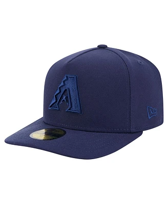 New Era Men's Navy Arizona Diamondbacks Color Pack A-Frame 59FIFTY Fitted Hat