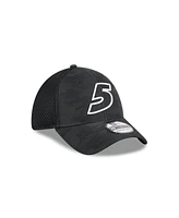 New Era Men's Black Kyle Larson Camo 39THIRTY Flex Hat
