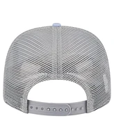New Era Men's Light Blue/Gray San Antonio Spurs Adventure Aloha Pattern 9SEVENTY Stretch Snap Hat