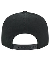 New Era Men's Black Denver Nuggets Adventure Canvas Split Panel 9FIFTY Snapback Hat
