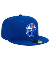 New Era Men's Royal Edmonton Oilers Core 59FIFTY Fitted Hat