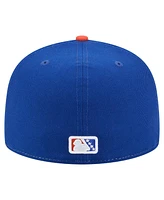 New Era Men's Blue Aberdeen IronBirds Authentic Collection 59FIFTY Fitted Hat