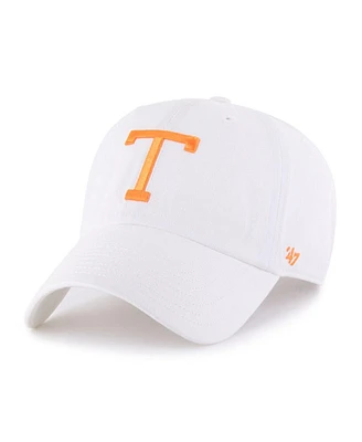 '47 Brand Men's White Tennessee Volunteers Vault Clean Up Adjustable Hat