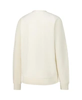 Mitchell & Ness Women's Cream Chicago Bulls Brush Bucket Pullover Sweatshirt
