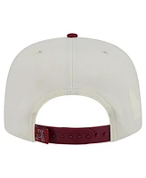New Era Men's White Arkansas Razorbacks Collegiate 9FIFTY A-Frame Snapback Hat