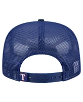 New Era Men's Navy Texas Rangers Retro Satin Script Golfer Adjustable Hat