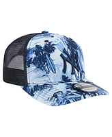 New Era Men's Navy New York Yankees Hula Trucker 9SEVENTY Adjustable Hat