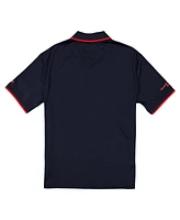 New Era Men's Navy Red Bull Racing Graphic Collared Soccer Shirt