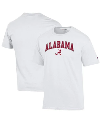 Champion Men's White Alabama Crimson Tide Arched Logo T-Shirt