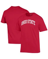 Champion Men's Scarlet Ohio State Buckeyes Basic Arch T-Shirt