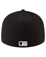 New Era Men's Black Chicago White Sox 125th Anniversary Low Profile 59FIFTY Fitted Hat