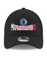 New Era Men's Black La Clippers 2025 Nba Playoffs 9FORTY Adjustable Hat