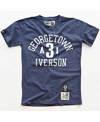 Roots of Fight Men's Allen Iverson Navy Georgetown Hoyas T-Shirt