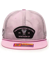 Fan Ink Men's Pink Inter Miami Cf Beach Bum Snapback Hat