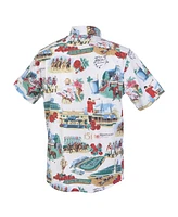 Reyn Spooner Men's White 151st Kentucky Derby Button-Up Shirt