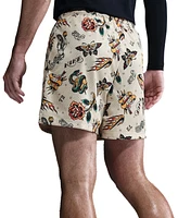 Nike Men's West Coast Tattoo Logo Graphic Mesh Shorts