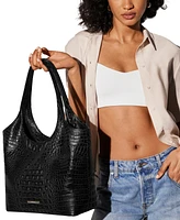 Brahmin Melora Alden Road Large Leather Tote