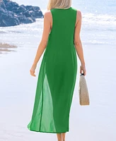 Cupshe Women's Forest Whisper Green Cover-Up Kimono