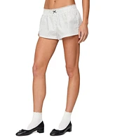 Edikted Women's Lexa Polka Dot Boxer Shorts