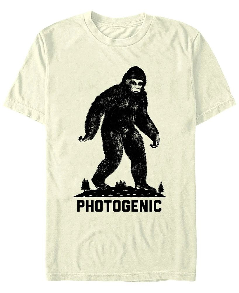 Fifth Sun Men's Photogenic Bigfoot Short Sleeve T-Shirt