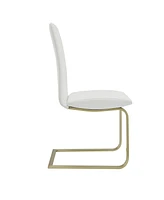 Set of 2 Modern Dining Chairs for Kitchen Table or Home Seating