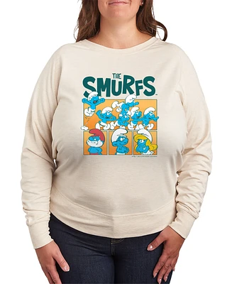Hybrid Apparel Plus The Smurfs Graphic Pullover T-Shirt