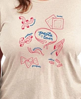 Hybrid Apparel Plus Pasta Lover Graphic Crew Neck T-Shirt