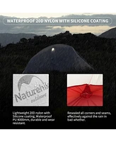 Naturehike 2 Person Tent Lightweight Backpacking Tent with Footprint - Free Standing Ultralight Camping Hiking Backpack Tents