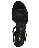 Anne Klein Women's Piper Platform Block Heel Dress Sandals