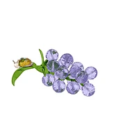 Swarovski Idyllia Snail and Blueberries Figurine
