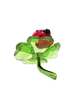 Swarovski Idyllia Ladybug and Clover Figurine