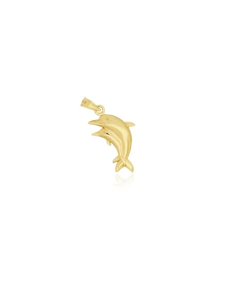 The Lovery Gold Double Dolphin Charm 14K Gold