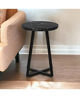 Small Round End Table – Compact Design for Tight Spaces
