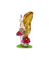 Swarovski Idyllia Squirrel and Mushrooms Figurine