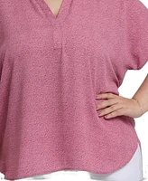 Nydj Plus Becky Short Sleeved Top