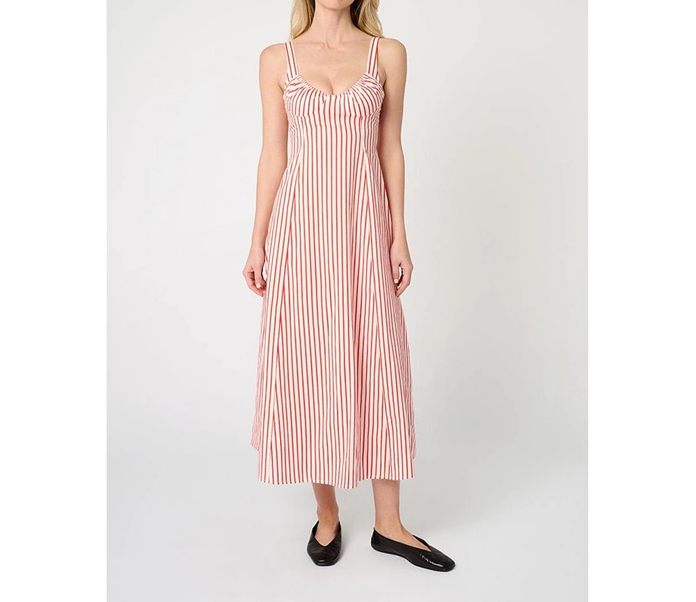 WeWoreWhat Women's Ruched Cup Midi Dress