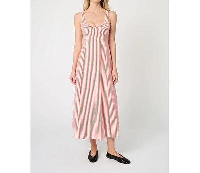 WeWoreWhat Women's Ruched Cup Midi Dress