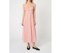 WeWoreWhat Women's Ruched Cup Midi Dress