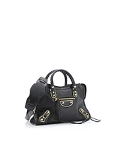 Pre-Owned Balenciaga Small City Classic Metallic Edge Bag Leather
