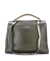 Pre-Owned Salvatore Ferragamo Large Jet Set Top Handle Bag Leather