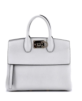 Pre-Owned Salvatore Ferragamo Small Studio Satchel Leather
