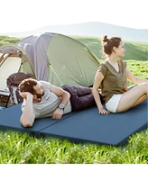 Foldable Camping Mattress with High density foam Cushion Anti-slip Bottom