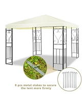 10 x 10 Feet Patio Gazebo Canopy Tent Garden Shelter