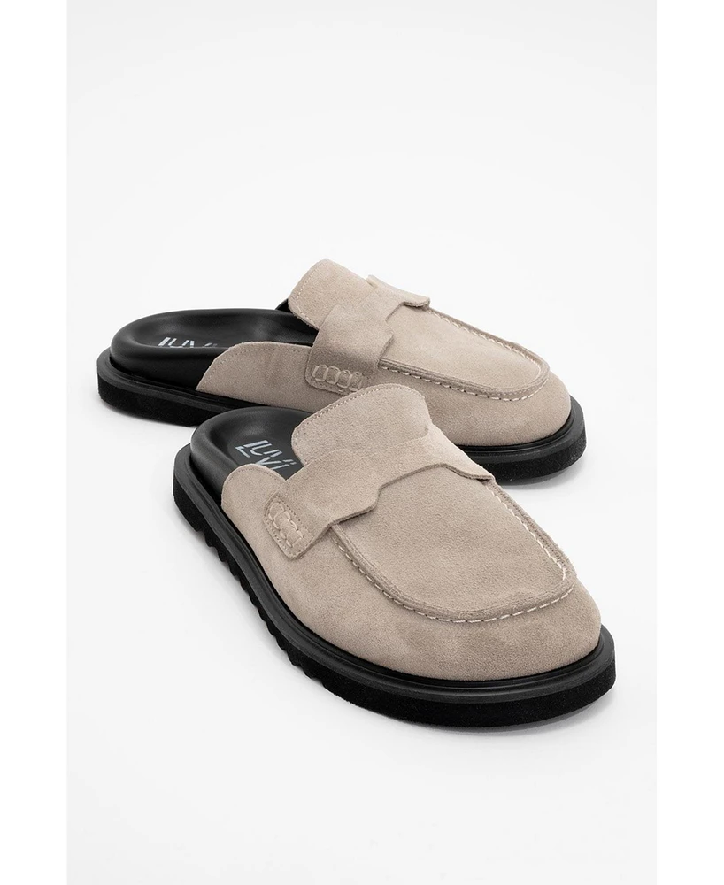 Women's Laven Suede Leather Clogs