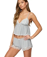 Edikted Women's Diara Lacey Babydoll Tank Top