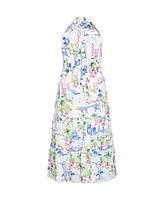 City Chic Plus Island Breeze Maxi Dress